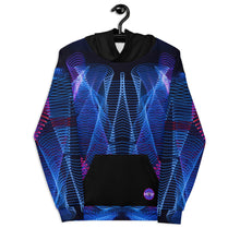 Load image into Gallery viewer, Neon Electro Waves Unisex Hoodie
