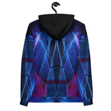 Load image into Gallery viewer, Neon Electro Waves Unisex Hoodie