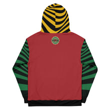 Load image into Gallery viewer, Rasta Skull Wave Unisex Hoodie