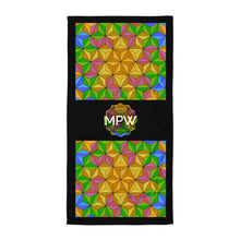 Load image into Gallery viewer, Triangular Pattern Kaleidoscope Towel