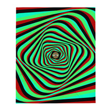 Load image into Gallery viewer, Spiral Glitch Wave Throw Blanket 50" x 60"