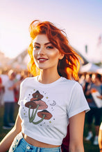 Load image into Gallery viewer, Hand Drawn Mushroom Illustration Unisex Gildan Shirt
