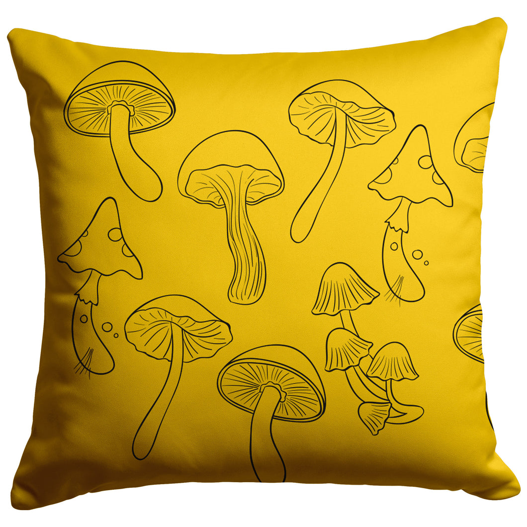 Mushroom Hand Drawn Pattern