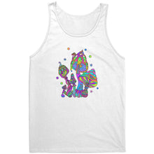 Load image into Gallery viewer, Iridescent Mushroom Magic Canvas Unisex Tank
