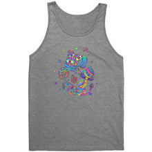 Load image into Gallery viewer, Iridescent Mushroom Groove Canvas Unisex Tank
