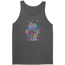 Load image into Gallery viewer, Iridescent Mushroom Groove Canvas Unisex Tank
