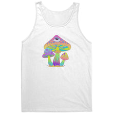 Load image into Gallery viewer, Fluorescent Mushrooms Canvas Unisex Tank
