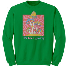 Load image into Gallery viewer, It&#39;s Been Groovy Warped Unisex Glidan Crewneck Sweatshirt
