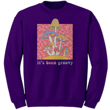 Load image into Gallery viewer, It&#39;s Been Groovy Warped Unisex Glidan Crewneck Sweatshirt
