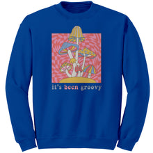 Load image into Gallery viewer, It&#39;s Been Groovy Warped Unisex Glidan Crewneck Sweatshirt
